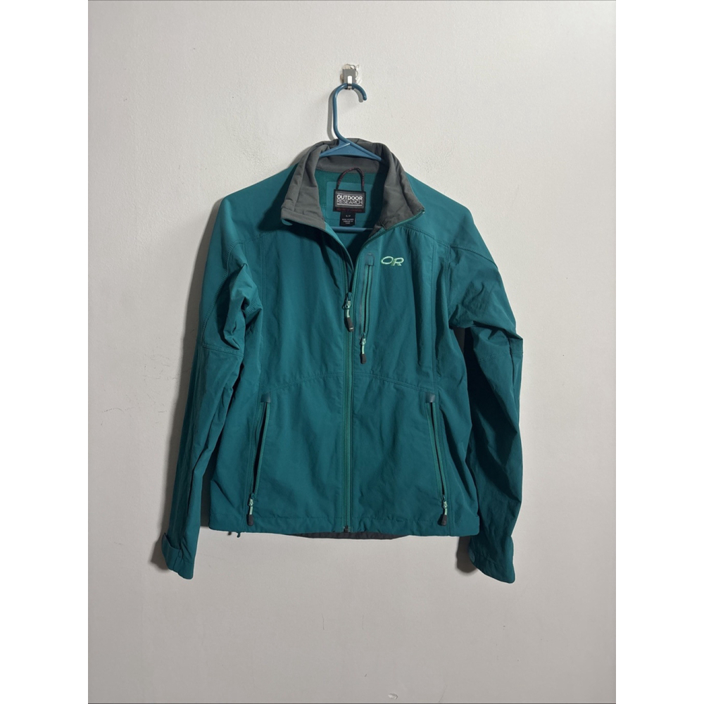 Outdoor Research Circuit Jacket Women’s Small S Teal Full Zip Gorpcore